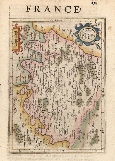 82-Europe and France Map By Henricus Hondius - Gerhard Mercator