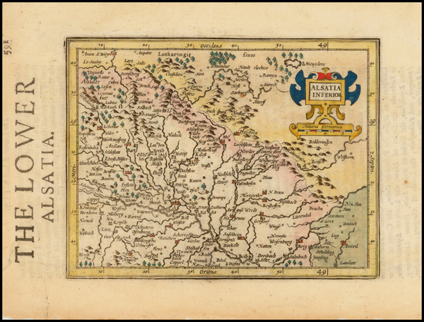 69-Germany Map By Henricus Hondius - Gerhard Mercator