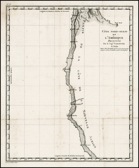 7-California Map By George Vancouver