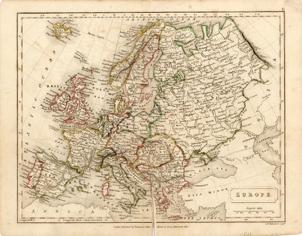 25-Europe and Europe Map By Sidney Hall