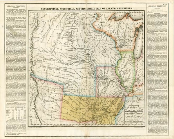 22-Texas, Midwest, Plains and Rocky Mountains Map By Henry Charles Carey  &  Isaac Lea