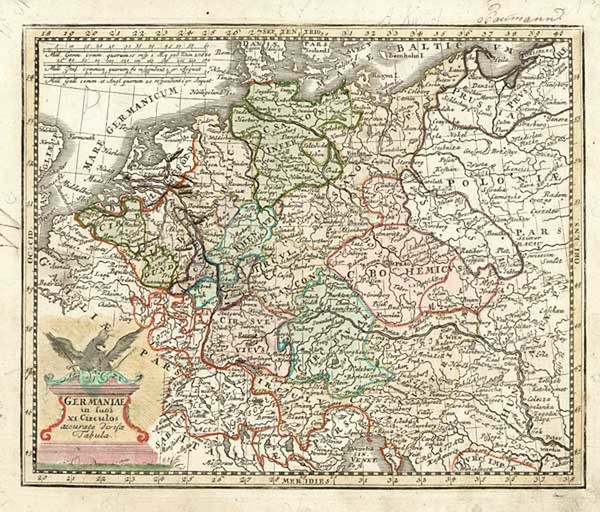 81-Europe, Europe, Baltic Countries and Germany Map By Adam Friedrich Zurner / Johann Christoph We