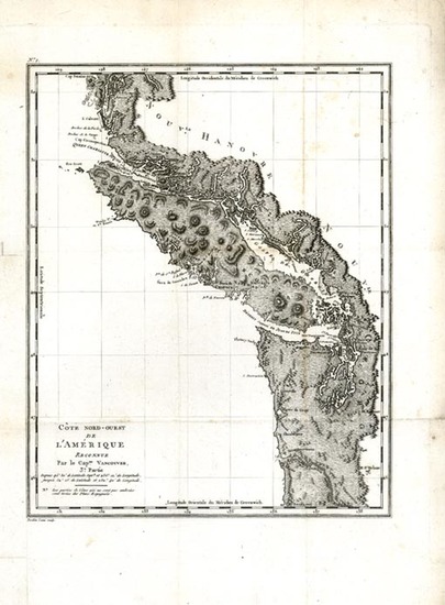 3-California Map By George Vancouver