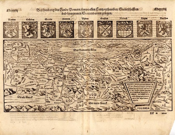 23-Europe, Baltic Countries and Germany Map By Sebastian Munster