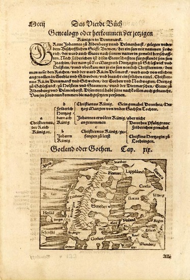 88-Europe, Baltic Countries and Scandinavia Map By Sebastian Munster