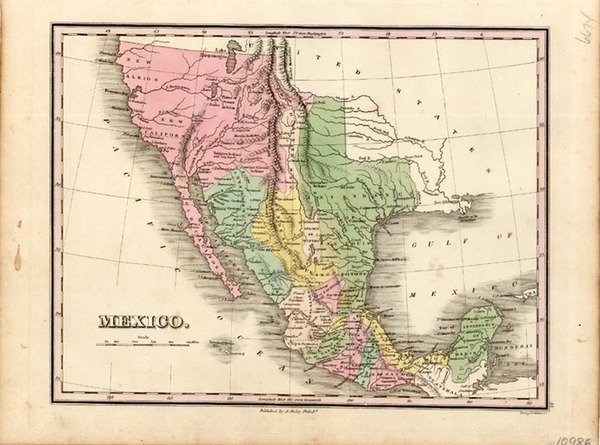 42-Texas, Southwest, Rocky Mountains and California Map By Anthony Finley