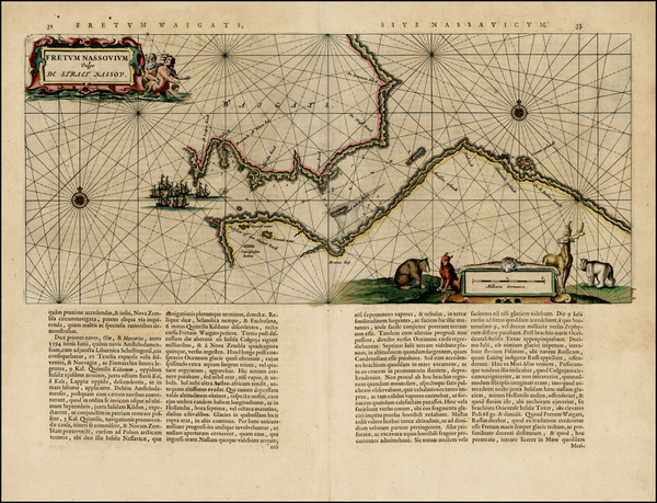 50-World, Polar Maps, Europe and Russia Map By Willem Janszoon Blaeu