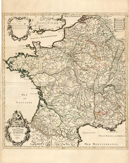 14-Europe and France Map By Alexis-Hubert Jaillot