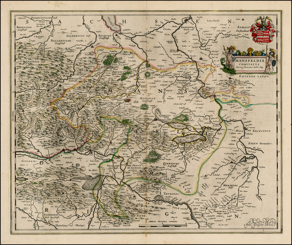 0-Germany Map By Willem Janszoon Blaeu