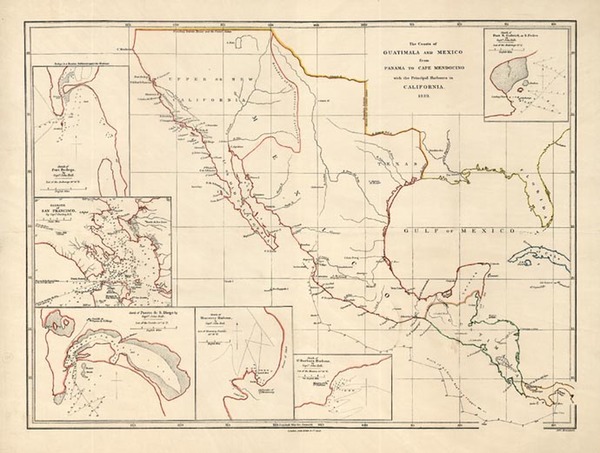 68-Mexico and South America Map By 