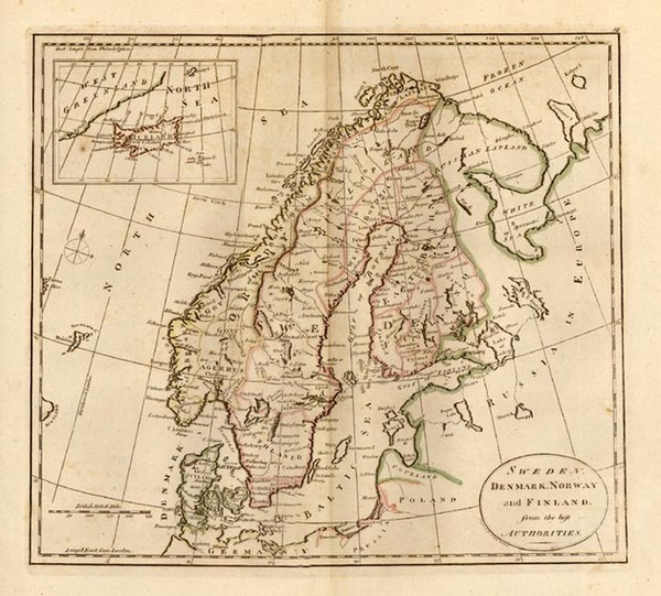 45-Europe, Baltic Countries and Scandinavia Map By 