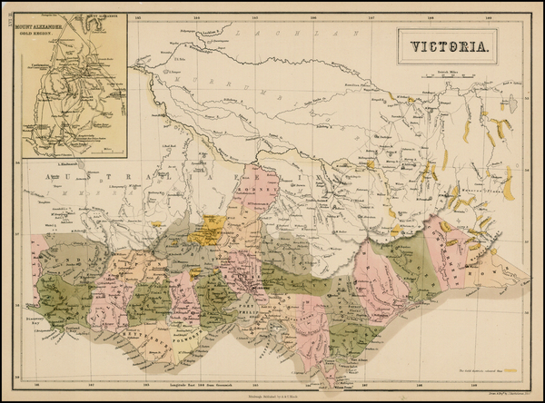 39-Australia Map By Adam & Charles Black