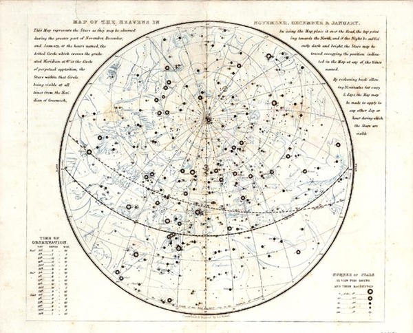 97-World, Celestial Maps and Curiosities Map By S.I. Russell