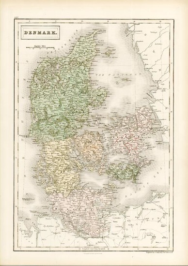 73-Europe and Scandinavia Map By Adam & Charles Black