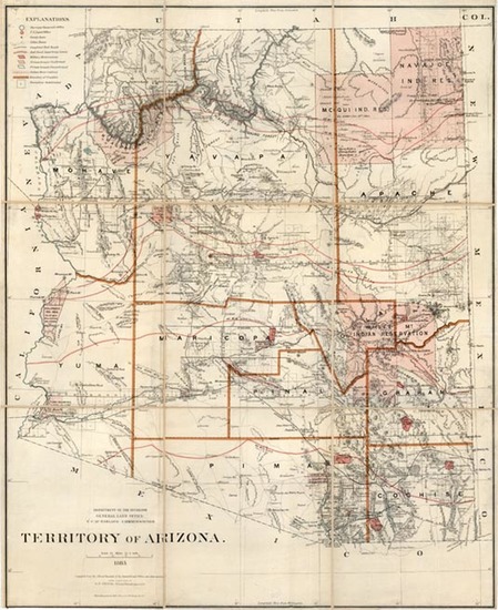 31-Southwest Map By General Land Office