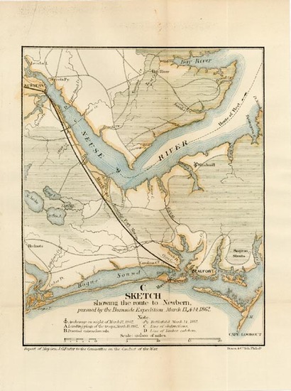 47-Southeast Map By Bowen & Co. / J.G. Foster