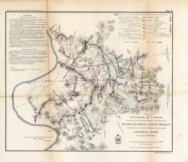 53-South Map By Bowen & Co. / M. Peseux