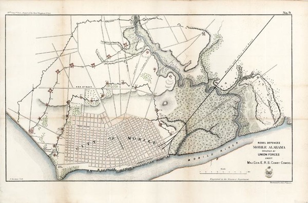 45-South Map By Bowen & Co. / S. Geismar