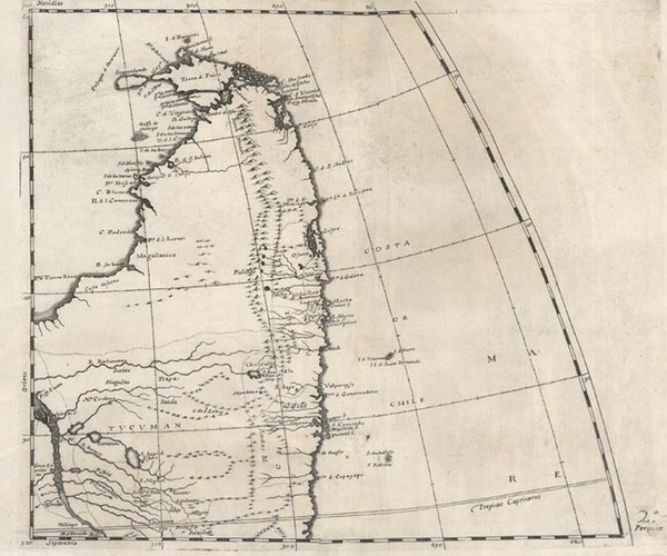 17-South America Map By Giovanni Battista Nicolosi