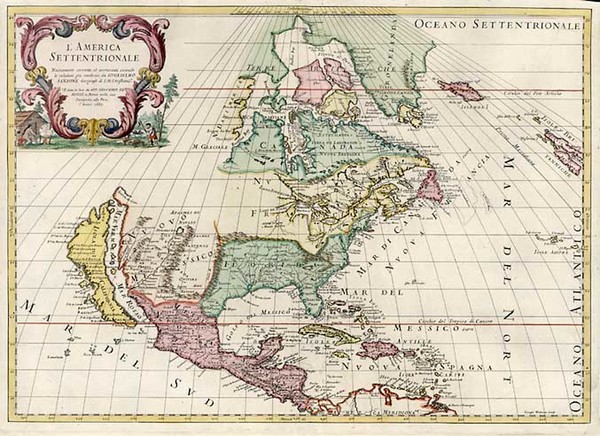 3-North America Map By Giacomo Giovanni Rossi