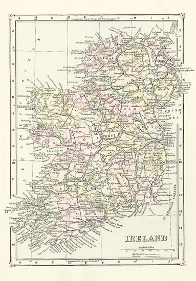 11-Europe and British Isles Map By J. Bartholomew