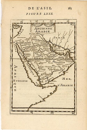 85-Asia and Middle East Map By Alain Manesson Mallet