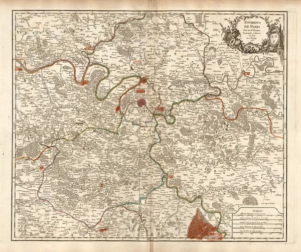 90-Europe and France Map By Gilles Robert de Vaugondy