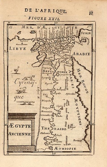 100-Middle East, Africa and North Africa Map By Alain Manesson Mallet