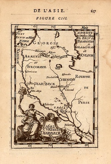 0-Asia and Middle East Map By Alain Manesson Mallet