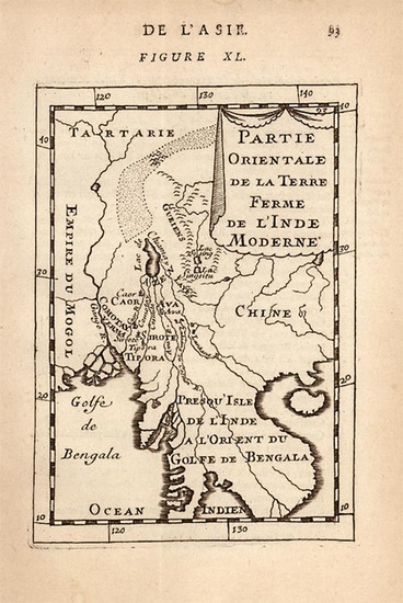 72-Asia, India and Central Asia & Caucasus Map By Alain Manesson Mallet