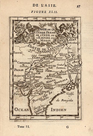 91-Asia, India and Central Asia & Caucasus Map By Alain Manesson Mallet