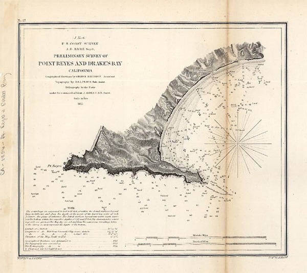 32-California Map By United States Coast Survey