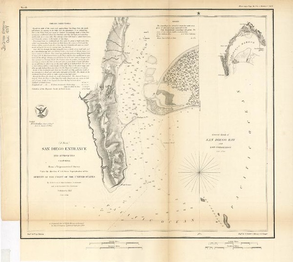 13-California Map By United States Coast Survey