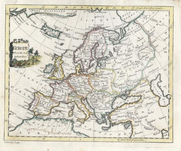 45-Europe and Europe Map By Thomas Kitchin