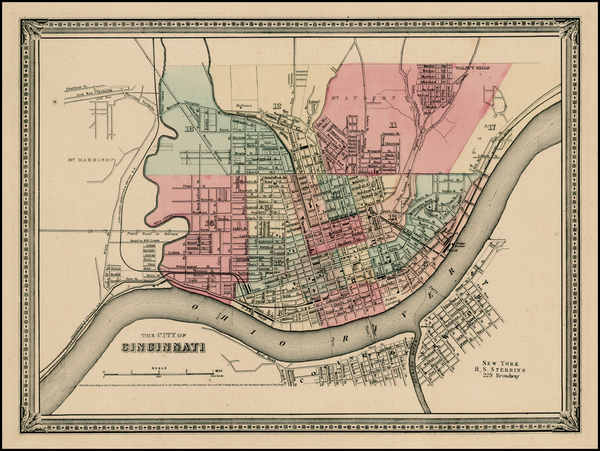 95-Mid-Atlantic and Midwest Map By Henry S. Stebbins