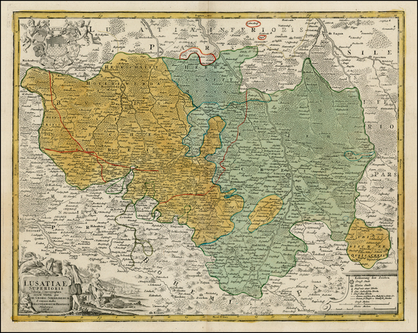 66-Europe, Czech Republic & Slovakia and Germany Map By Homann Heirs