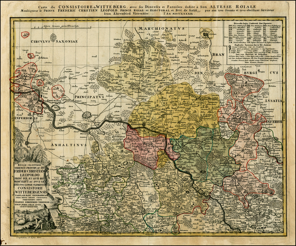 39-Switzerland, France and Germany Map By Homann Heirs