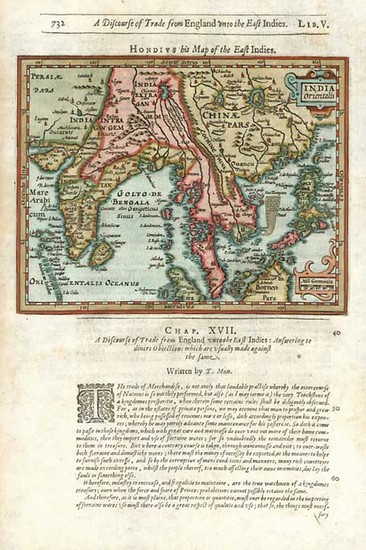 20-Asia, India, Southeast Asia and Central Asia & Caucasus Map By Jodocus Hondius / Samuel Pur