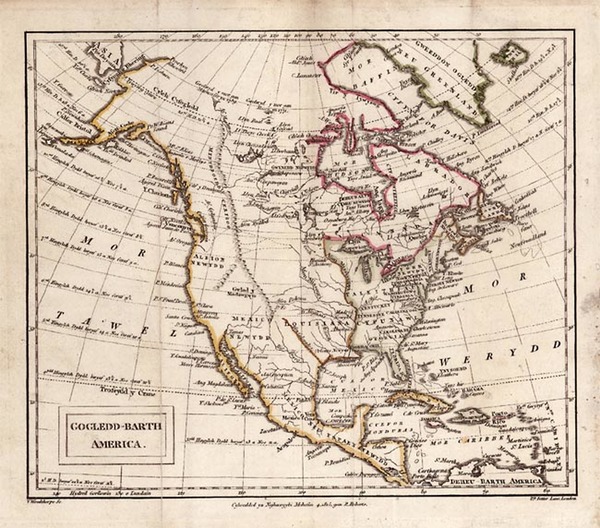 99-North America Map By V Woodthorpe / R. Robert
