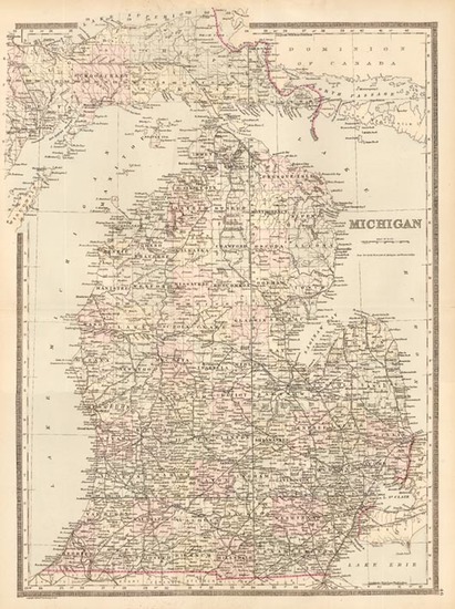 15-Midwest Map By William Bradley & Bros.