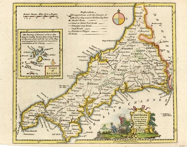 90-Europe and British Isles Map By Thomas Kitchin