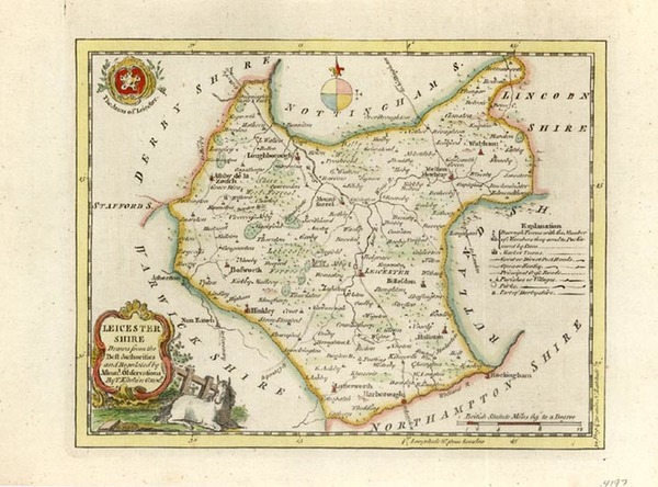 26-Europe and British Isles Map By Thomas Kitchin