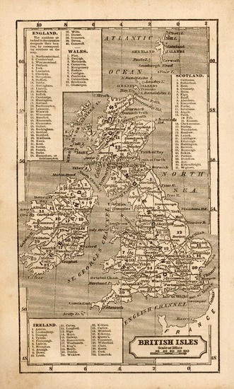 69-Europe and British Isles Map By Ensign, Bridgeman & Fanning