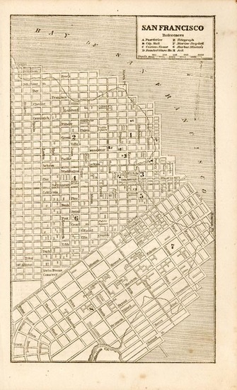 18-California Map By Ensign, Bridgeman & Fanning