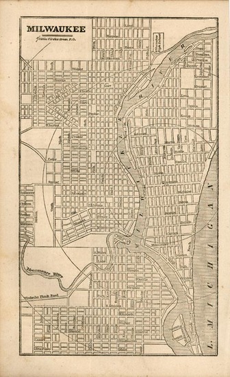 53-Midwest Map By Ensign, Bridgeman & Fanning