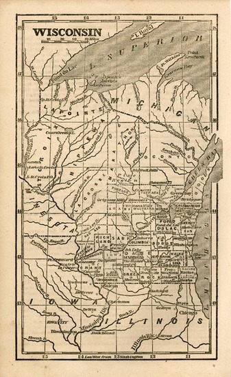 87-Midwest Map By Ensign, Bridgeman & Fanning