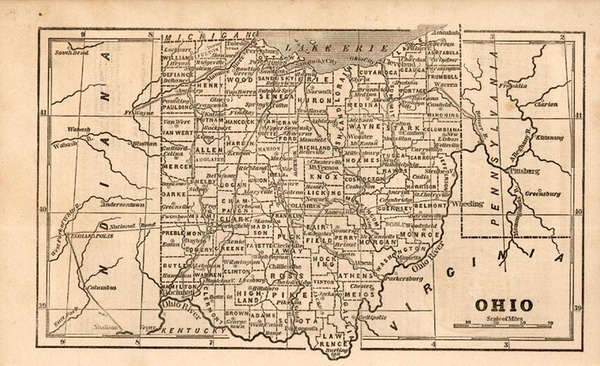 53-Midwest Map By Ensign, Bridgeman & Fanning