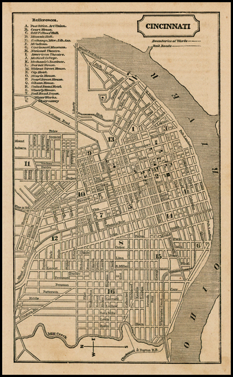 69-Midwest Map By Ensign, Bridgeman & Fanning