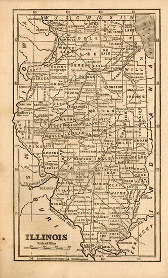 42-Midwest Map By Ensign, Bridgeman & Fanning
