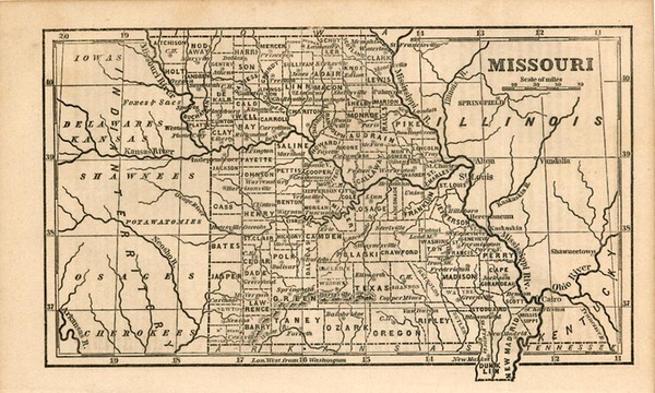 56-Midwest and Plains Map By Ensign, Bridgeman & Fanning